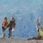 "Figures on the Beach Study" 6x9
On the beach on the Olympic Peninsula, Washington 